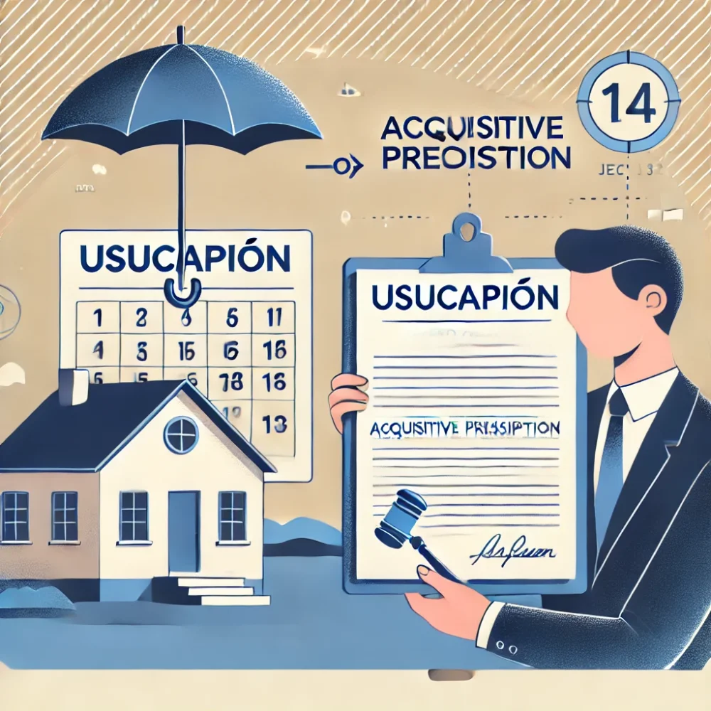 Validación de la usucapión en asuntos legales
