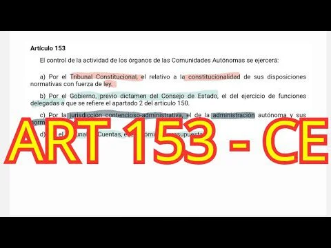 Artículo 153 de la Constitución: Guía completa de abogados