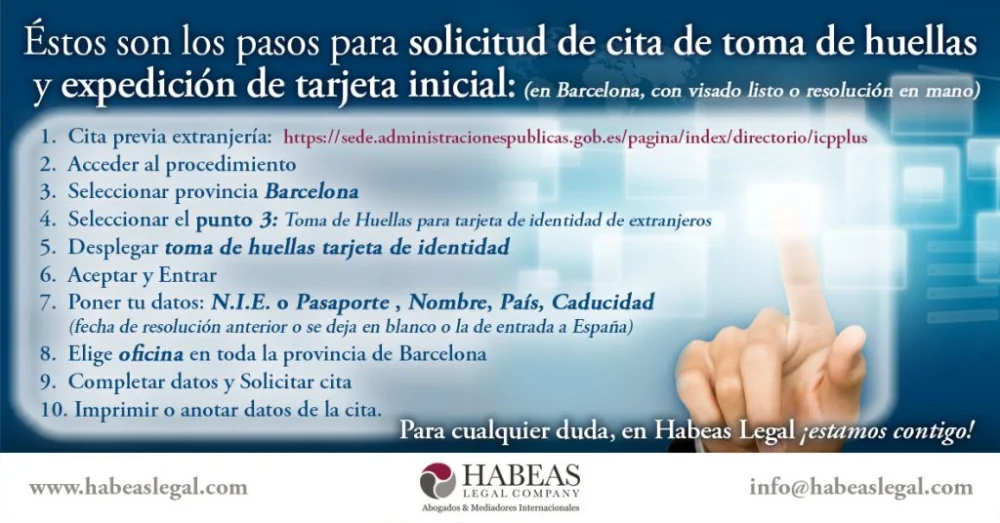 Pasos a seguir tras las huellas para la residencia: expertos legales
