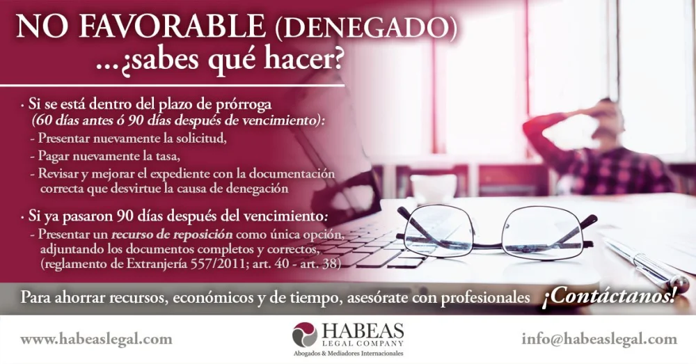 Residencia denegada: Asesoría legal con nuestros abogados expertos