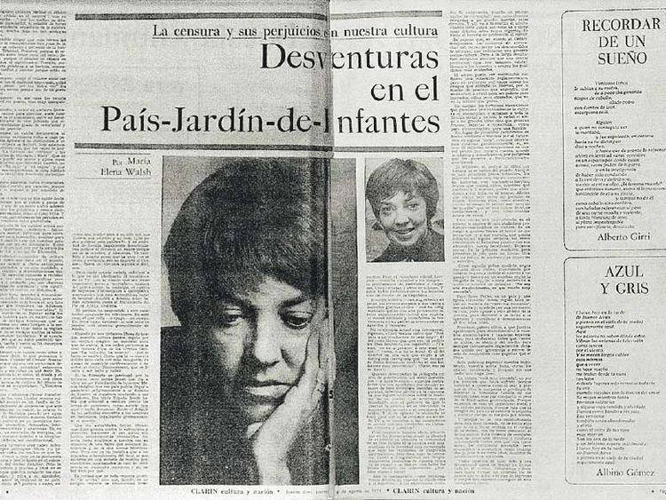 Análisis legal de la censura a María Elena Walsh