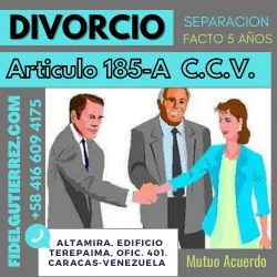 Divorcio 185-A en Venezuela: guía completa de abogados expertos