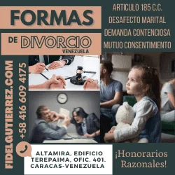 Divorcio en Venezuela: la opción más sencilla con abogados expertos