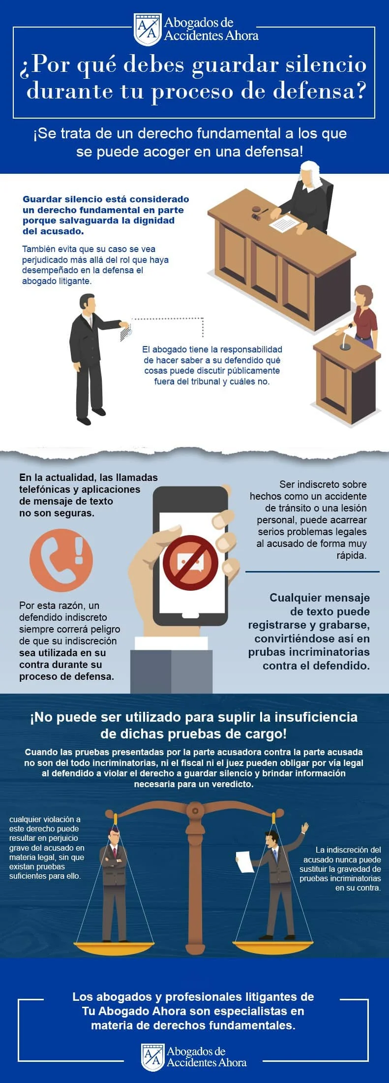 El impacto del silencio en la estrategia legal de abogados