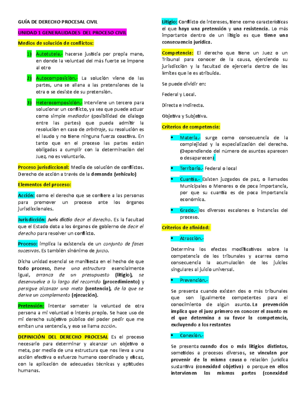 Guía completa sobre los tipos de juicios en derecho