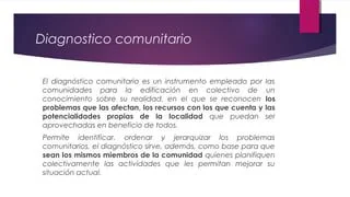 Importancia del diagnóstico comunitario en asuntos legales