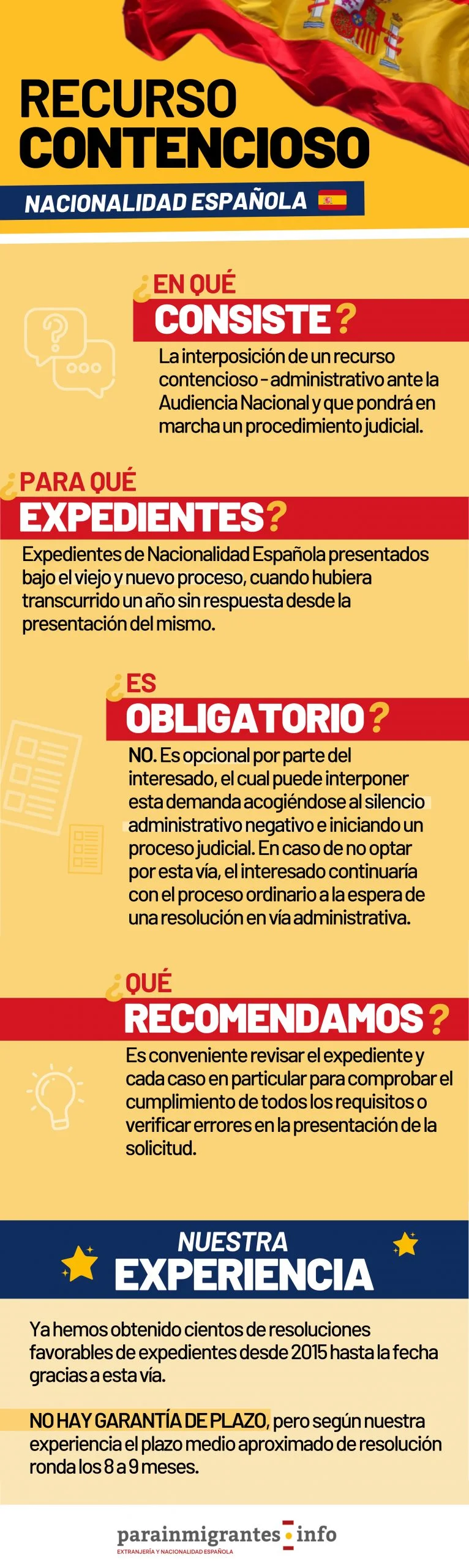 Costos de un recurso contencioso para nacionalidad con abogados expertos