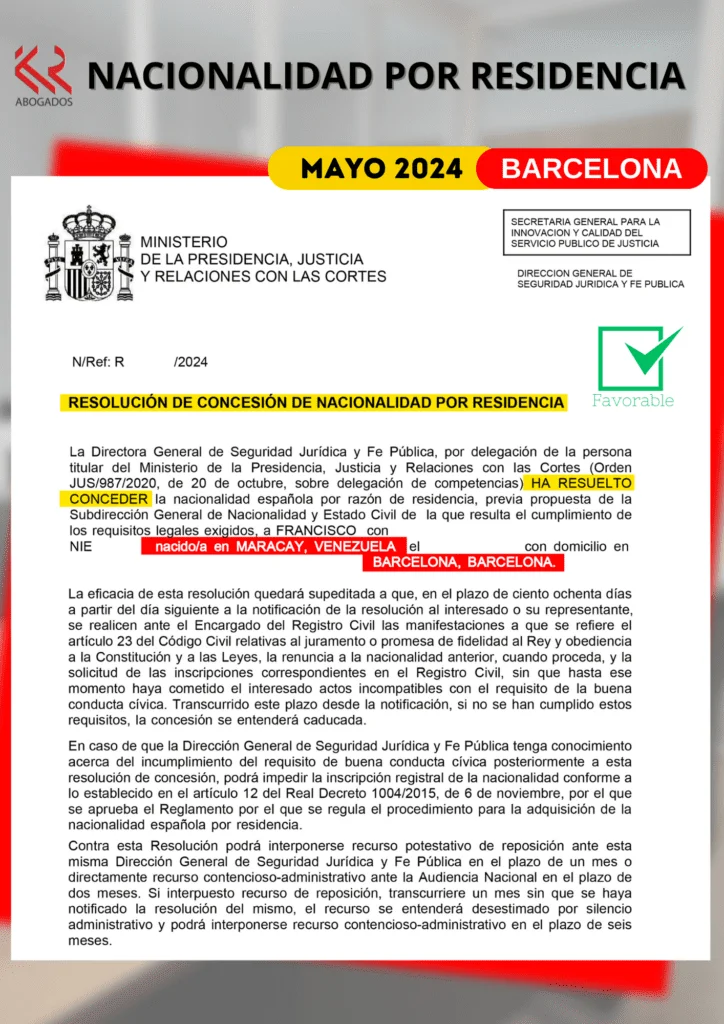 Guía legal de abogados para la última fase de nacionalidad española