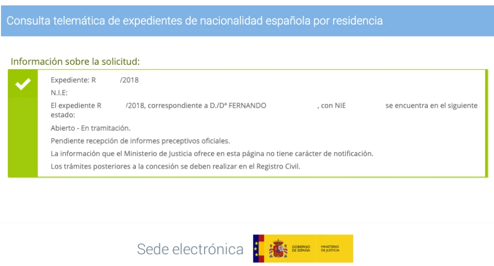 Informes oficiales para abogados: plazos y tiempos de recepción