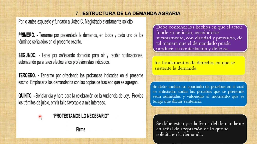 Aprende a presentar una demanda en juicios agrarios con expertos