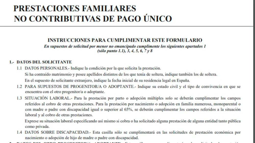 Guía legal para solicitar 1000 euros por nacimiento con abogados