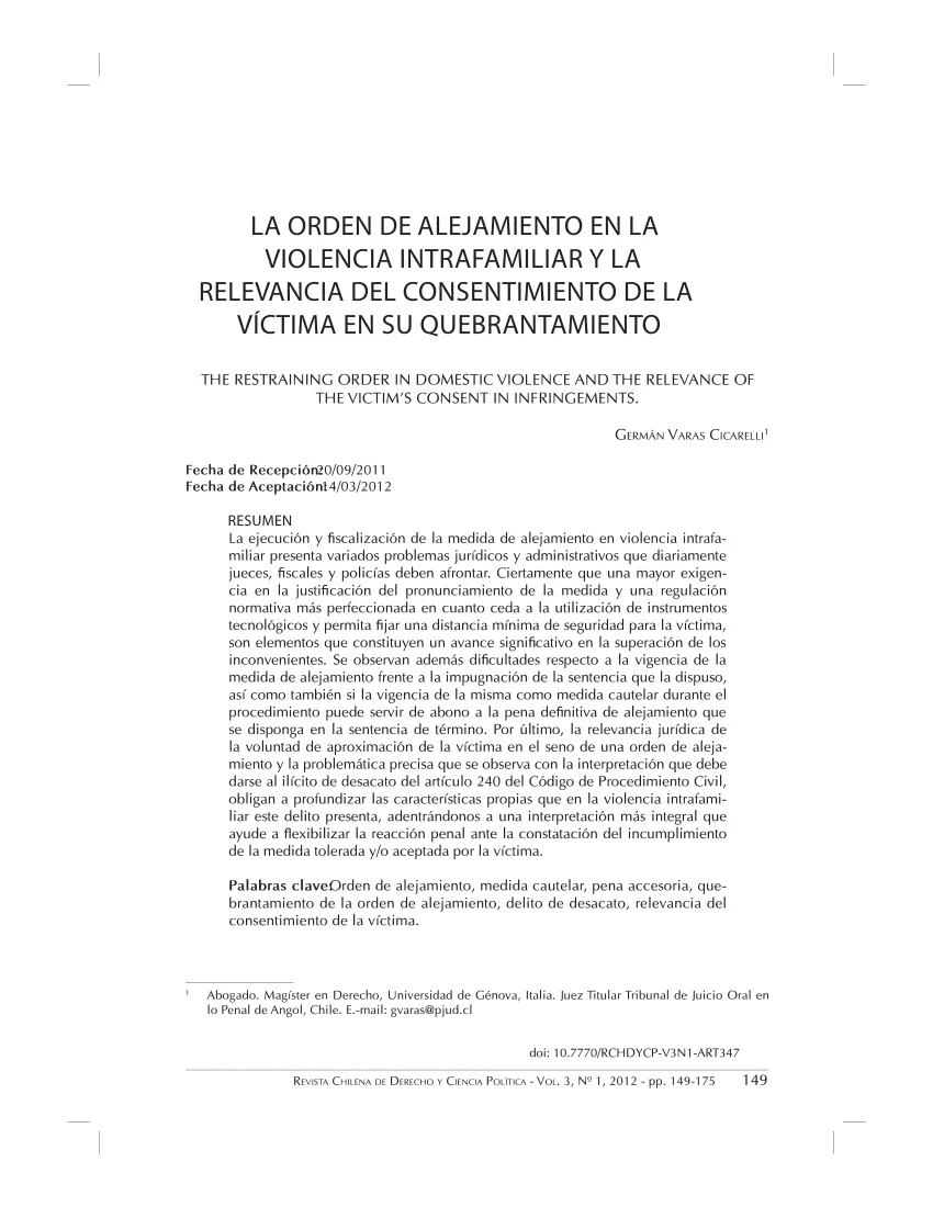 Orden de alejamiento: guía para defenderse legalmente