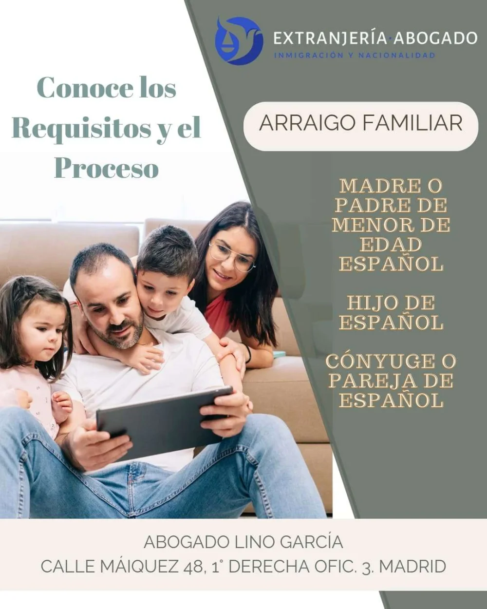 Verifica el arraigo familiar con apoyo de abogados expertos