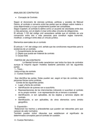 Análisis de contratos por abogados: aspectos clave a considerar
