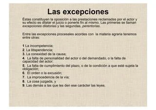 Excepciones en materia agraria: detalles de abogados especializados