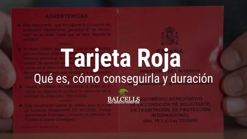 Guía para obtener la tarjeta roja en España: abogados expertos