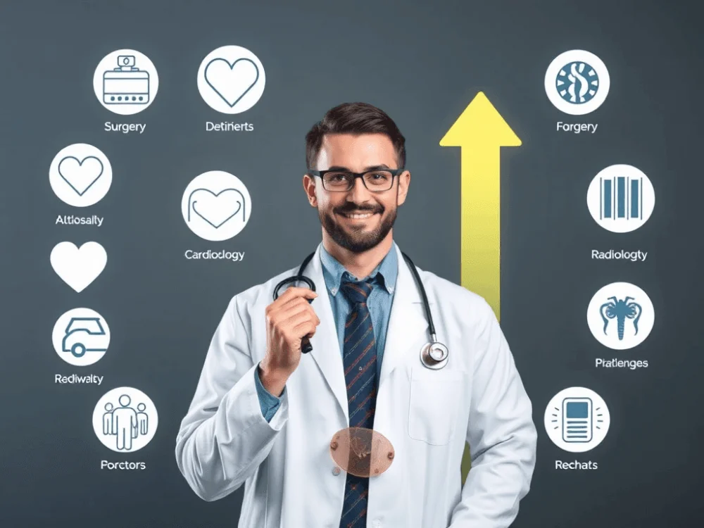 Las especialidades médicas con mayores ingresos para abogados