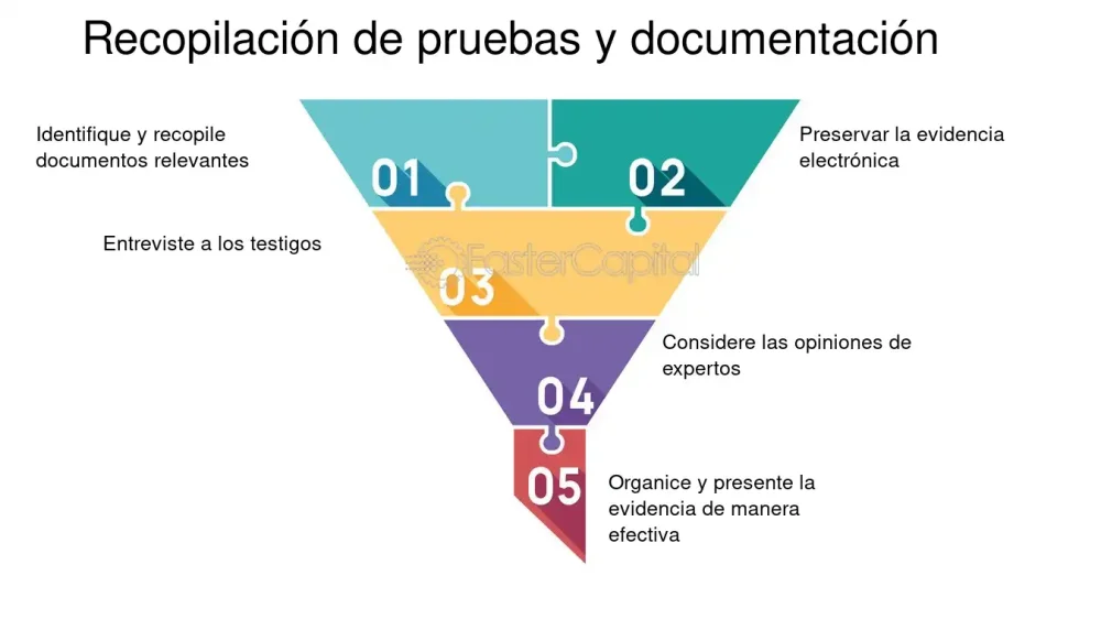 Pruebas legales esenciales para respaldar demandas judiciales