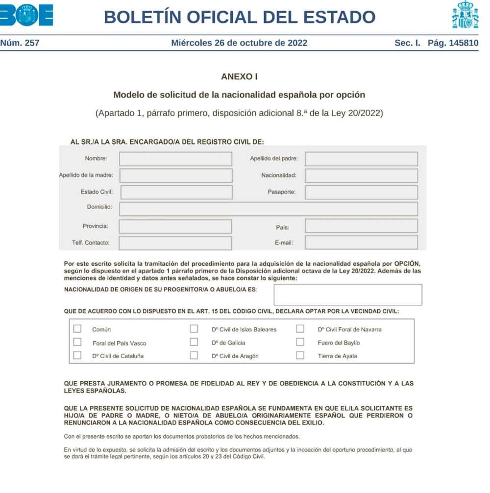 Requisitos para solicitar la nacionalidad por opción: orientación legal experta