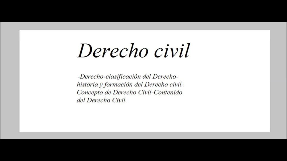 Derecho civil: definición simple para entenderlo fácilmente