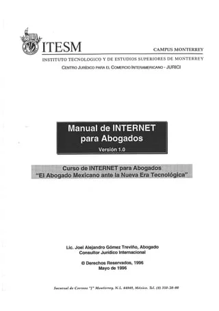 Guía legal del derecho al internet para abogados