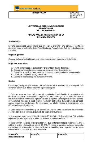 Guía práctica de abogados para presentar demandas civiles