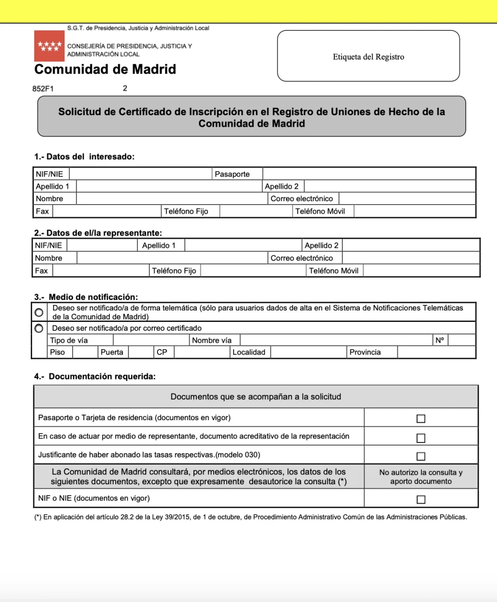 Acreditación legal de parejas de hecho en España: asesoría legal
