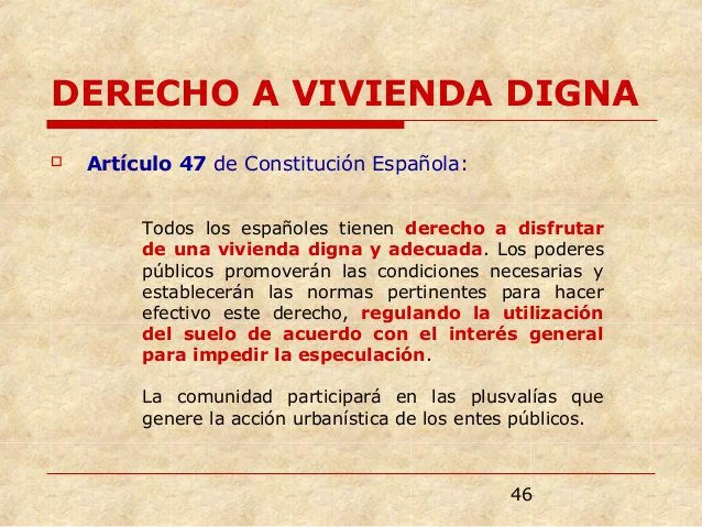 Artículo 47 de la Constitución: Importancia para Abogados