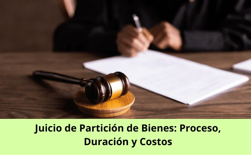 Conoce el costo de un juicio de partición legal