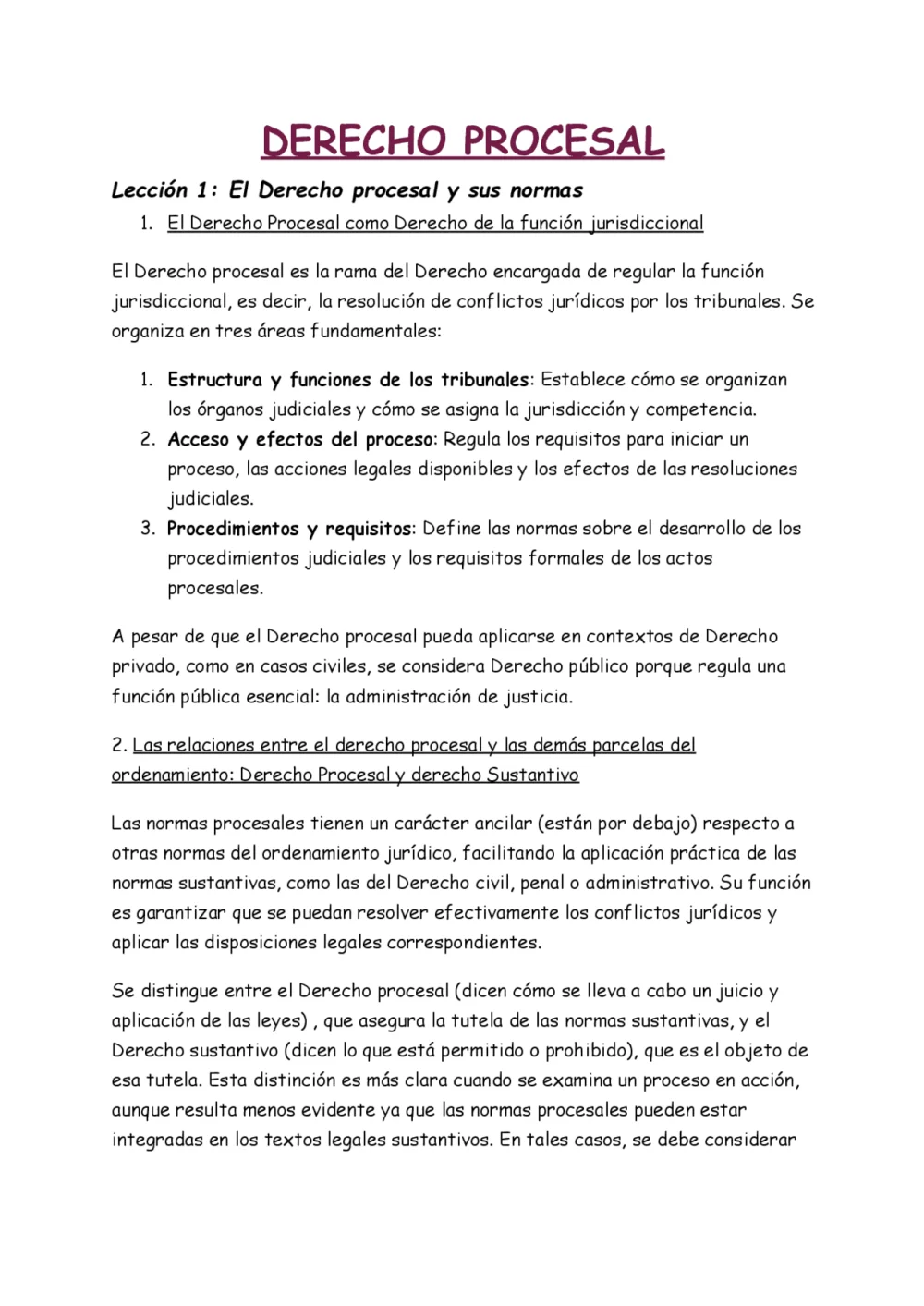 Derechos procesales: información esencial sobre tus derechos legales