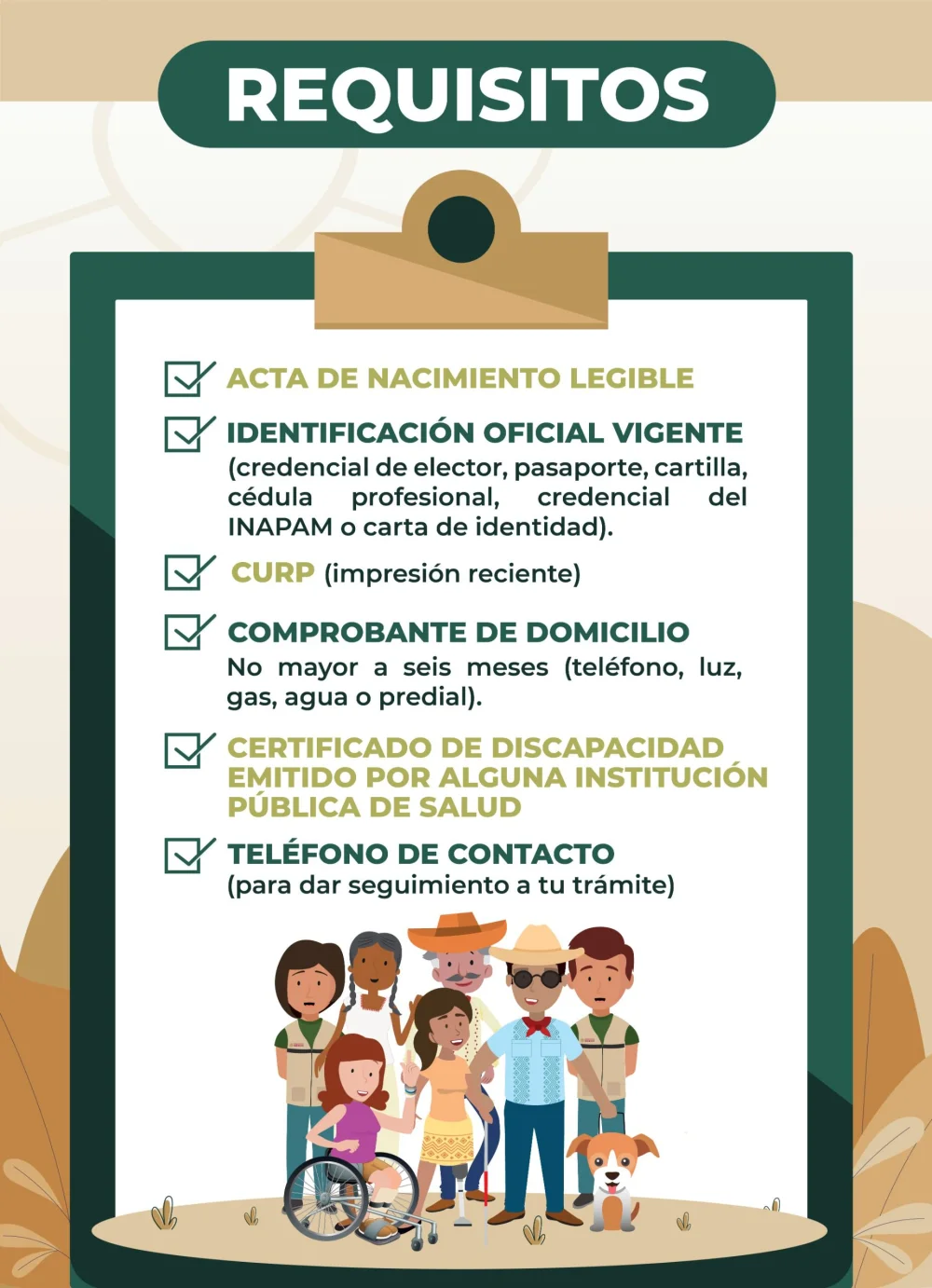 Requisitos de discapacidad para acceder a una pensión