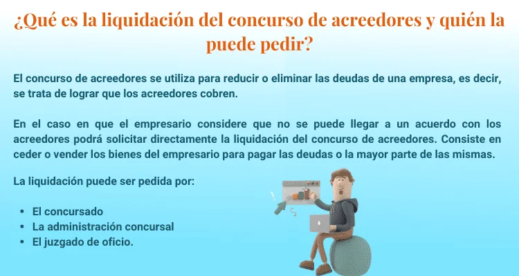 Requisitos legales para deudores en procedimientos concursales de liquidación