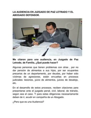 Todo lo que un abogado debe saber sobre audiencias judiciales