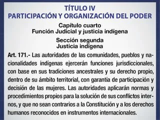 Artículo 171 de la Constitución: información esencial para comprenderlo