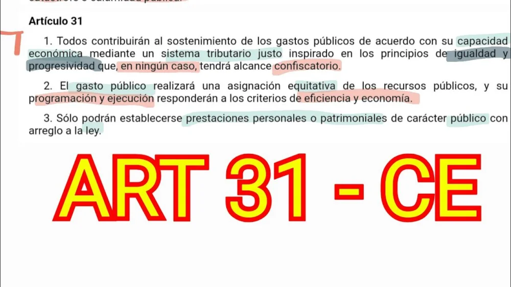 Artículo 31 de la Constitución: Guía esencial para abogados