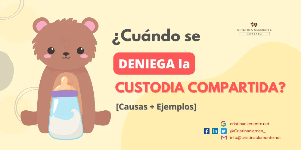 Custodia compartida: Situaciones en las que se desaconseja