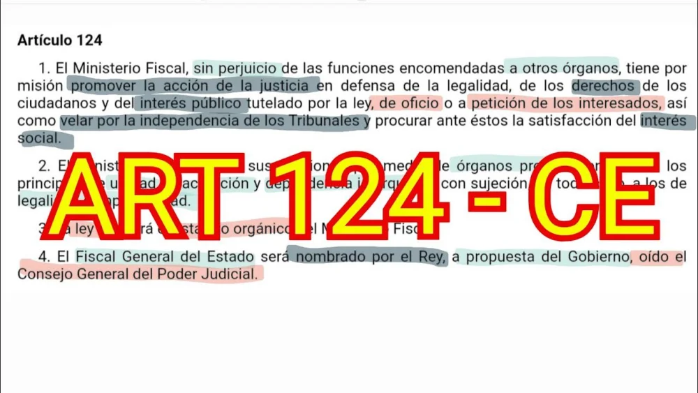 Entiende el artículo 124 de la constitución sobre abogados