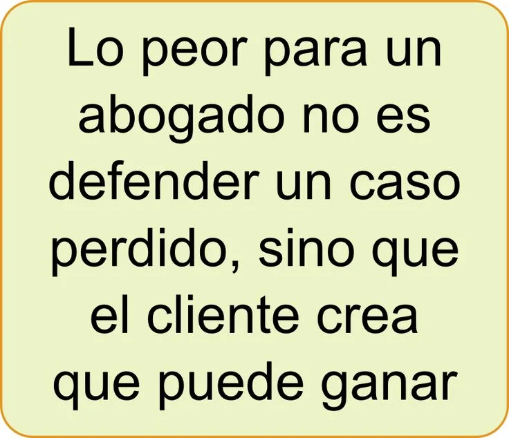 La perspectiva de abogados sobre el colmo de una esposa