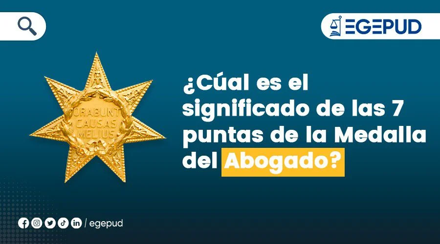 ¿Qué se inscribe en la medalla de los abogados?