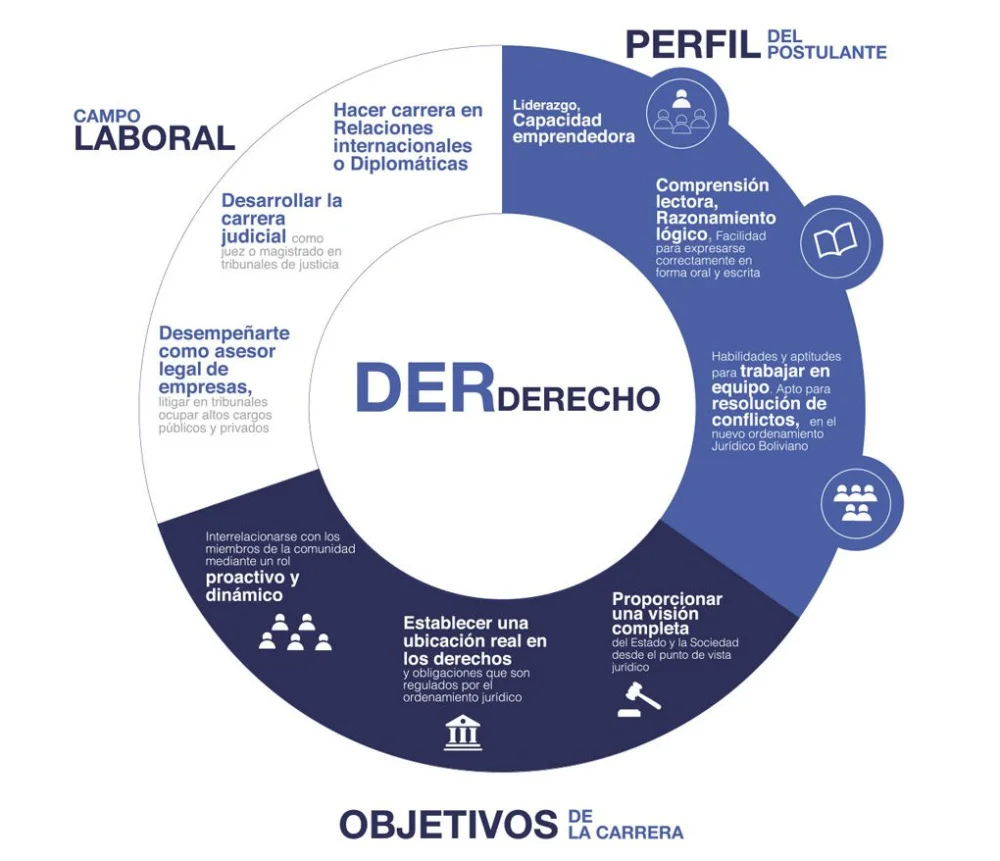 Tipos de carreras en derecho en el ámbito legal global