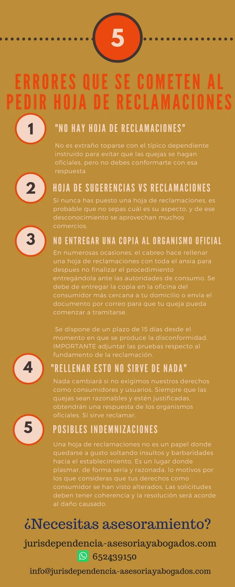 Consecuencias de presentar una hoja de reclamaciones: asesoría legal