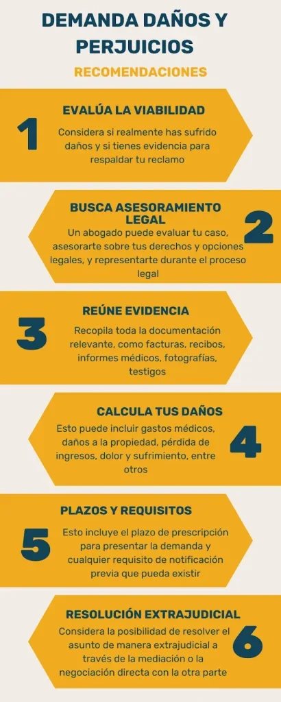 Cuándo presentar una demanda por daños y perjuicios: guía legal