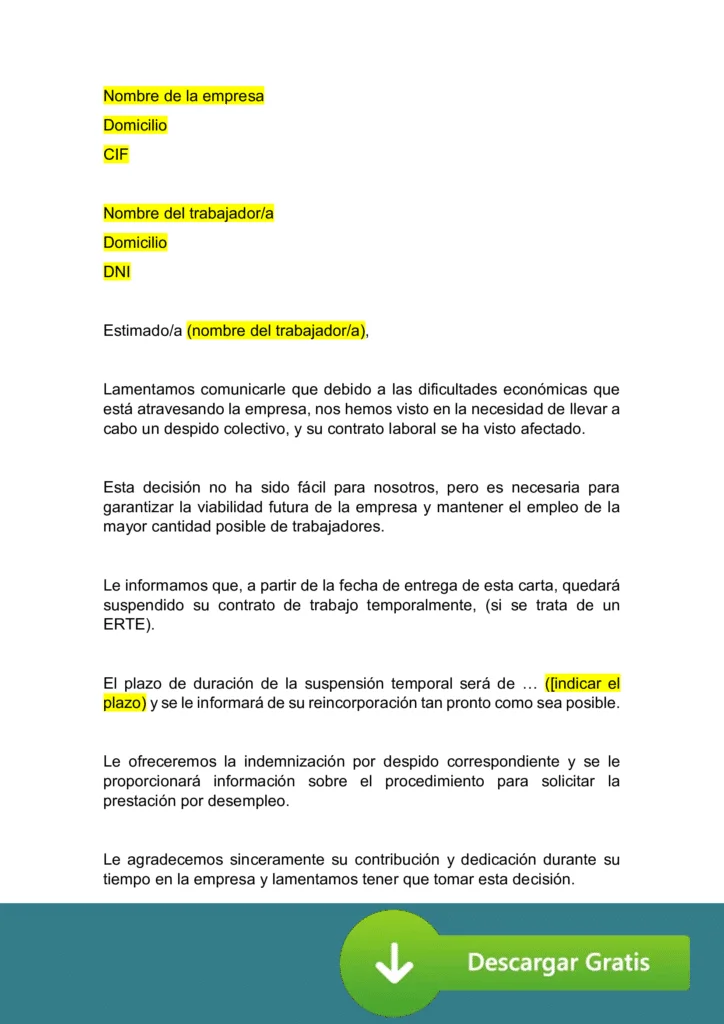 Implicaciones legales de rechazar una carta de despido