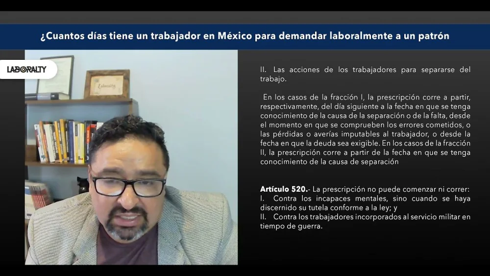 Plazos legales: Tiempo de un trabajador para demandar a su patrón