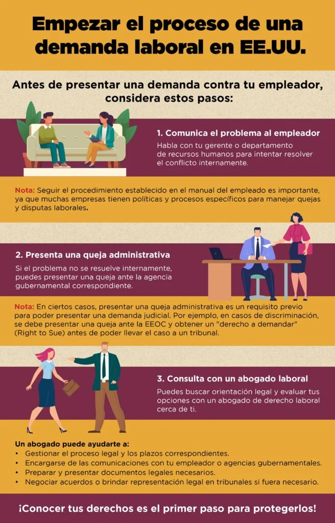 Razones legales para demandar a tu jefe: asesoría de abogados expertos