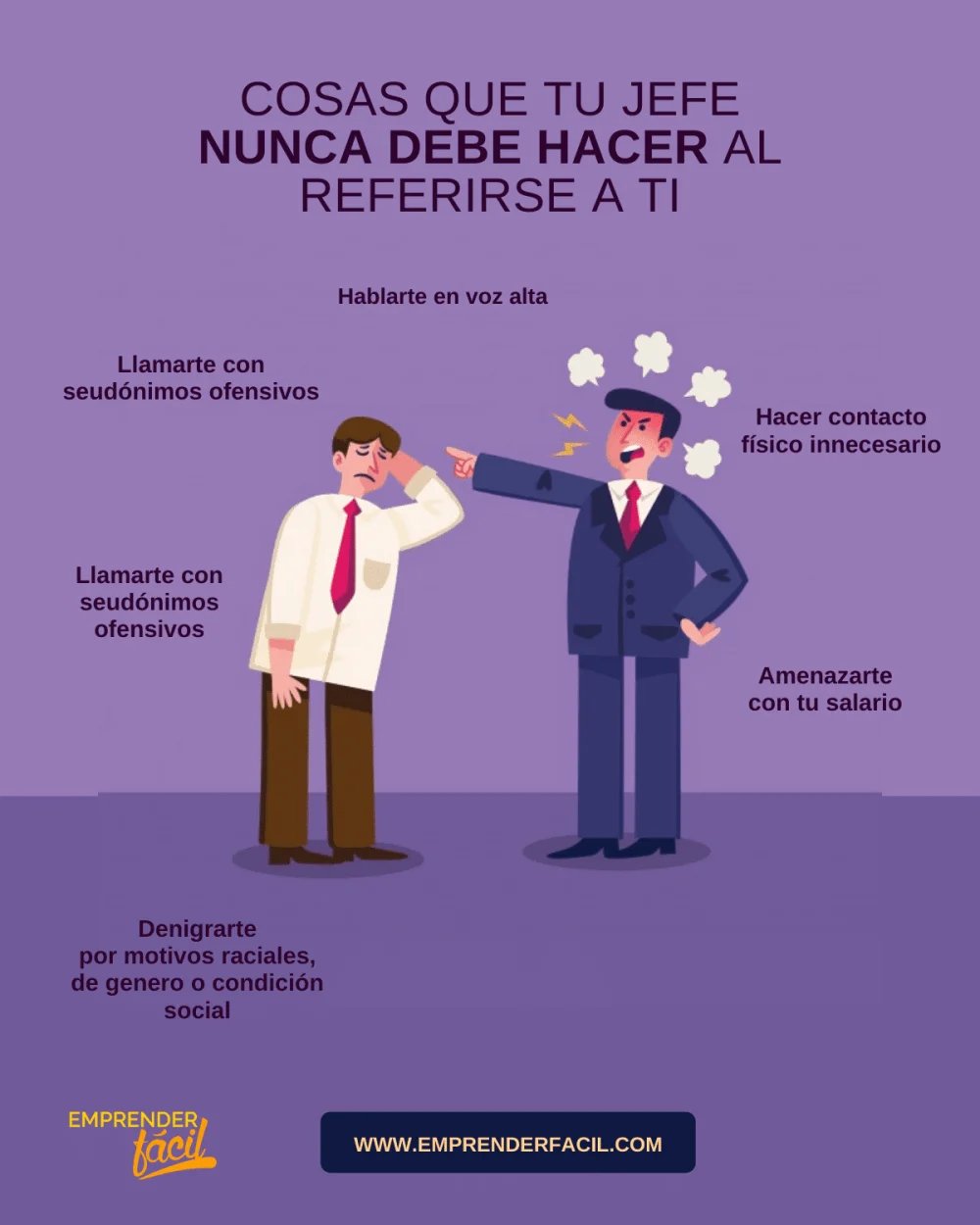 Revelar si tu jefe envidia tu éxito laboral legalmente