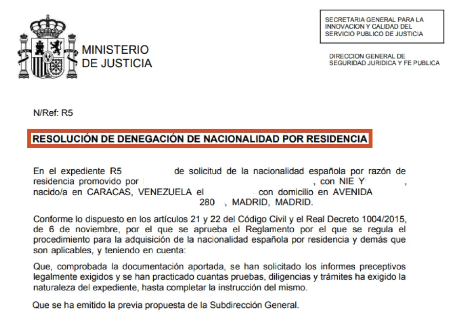¿Te han denegado la residencia? Conoce las razones aquí