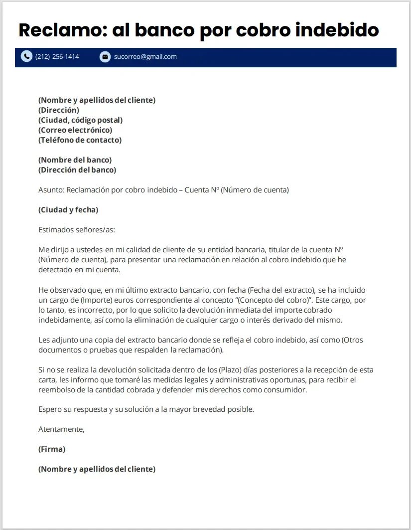 Cómo demandar a un banco por cobro indebido: guía práctica
