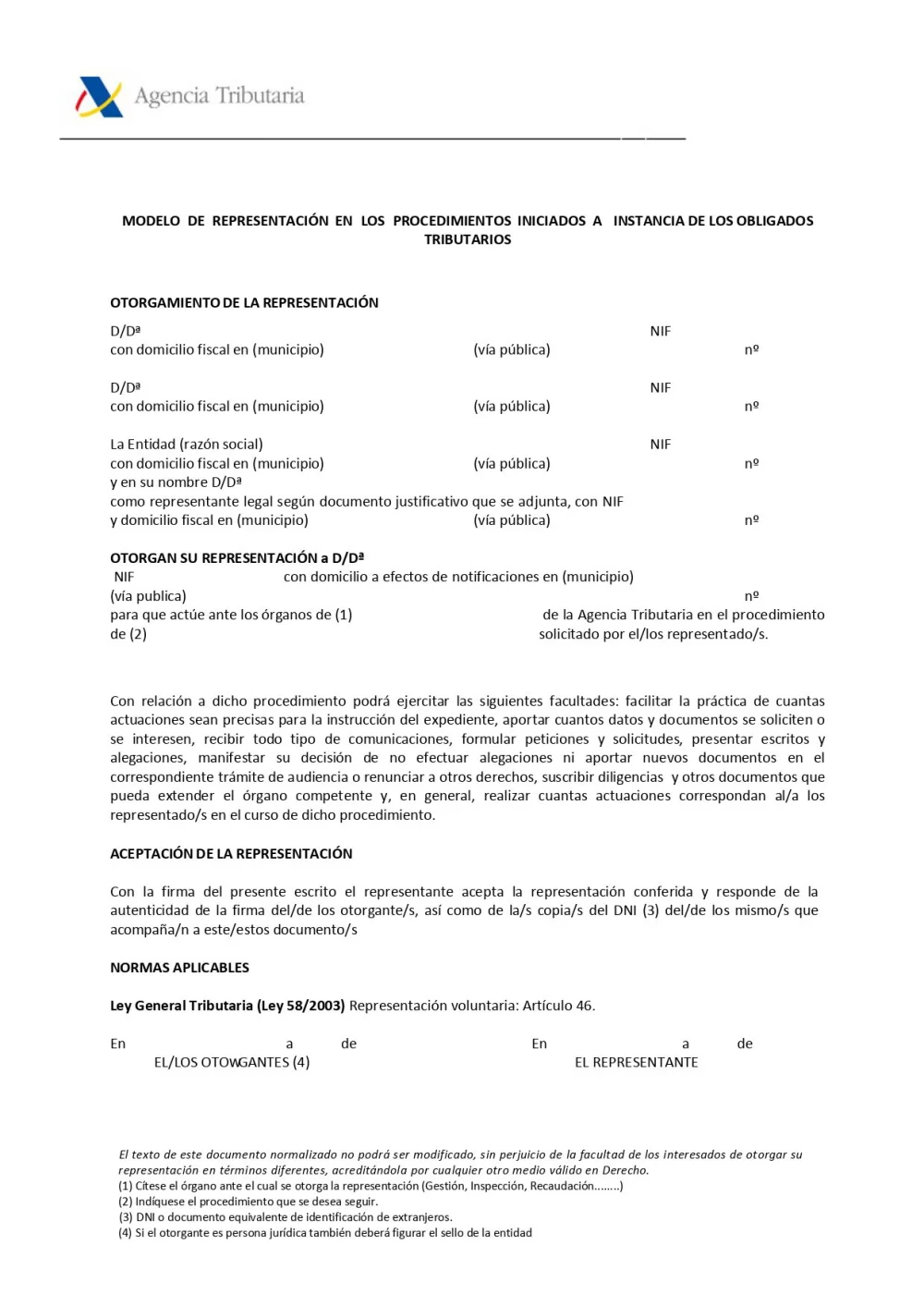 Entidades autorizadas para la inspección y solicitud de documentos legales