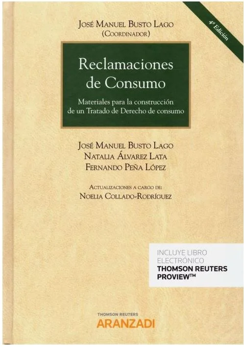 Reclamaciones en consumo: manual jurídico para profesionales del derecho